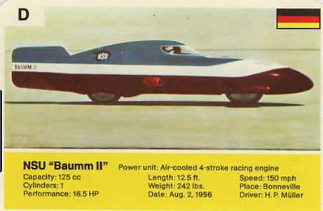 150mph with 16bhp in 1956